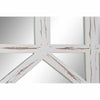 Wall mirror DKD Home Decor Crystal White MDF Wood Stripped (91 x 2,5 x