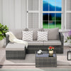 Outdoor Patio Seating Set 2-piece set with Cushions for Patio, Garden