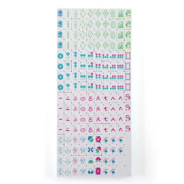 American Mahjong Set — 4-Layer Acrylic, 160 Tiles, Mint Green
