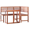 NNEVL 2 Piece Bistro Set Solid Acacia Wood