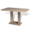 Oak-Look Dining Table, MDF, 117 x 67 cm