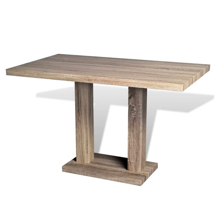 Warm oak finish
