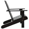 Double Adirondack Chair, Solid Wood, Brown