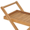 NNEVL Tea Trolley Solid Teak Wood