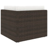 NNEVL Sectional Corner Sofa Poly Rattan Brown-2