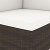 NNEVL Sectional Corner Sofa Poly Rattan Brown-3
