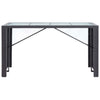 NNEVL 9 Piece Outdoor Bar Set Poly Rattan Black