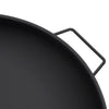 Steel Fire Pit with Carry Handles, 67.5 x 58 cm