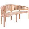 Banana Bench 200 cm, Solid Teak Wood