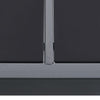 NNEVL Outdoor Dining Table Anthracite 150x90x74 cm Steel