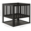 Steel Fire Pit with Storage Shelf, 40 cm