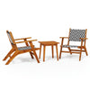 NNEVL Garden Dining Set Solid Acacia Wood