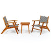 NNEVL Garden Dining Set Solid Acacia Wood