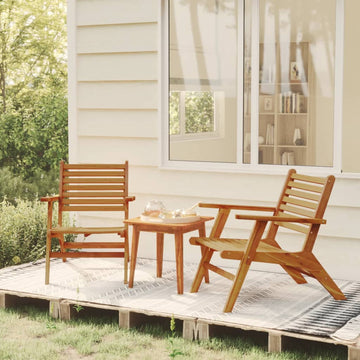 NNEVL Garden Dining Set Solid Wood Acacia
