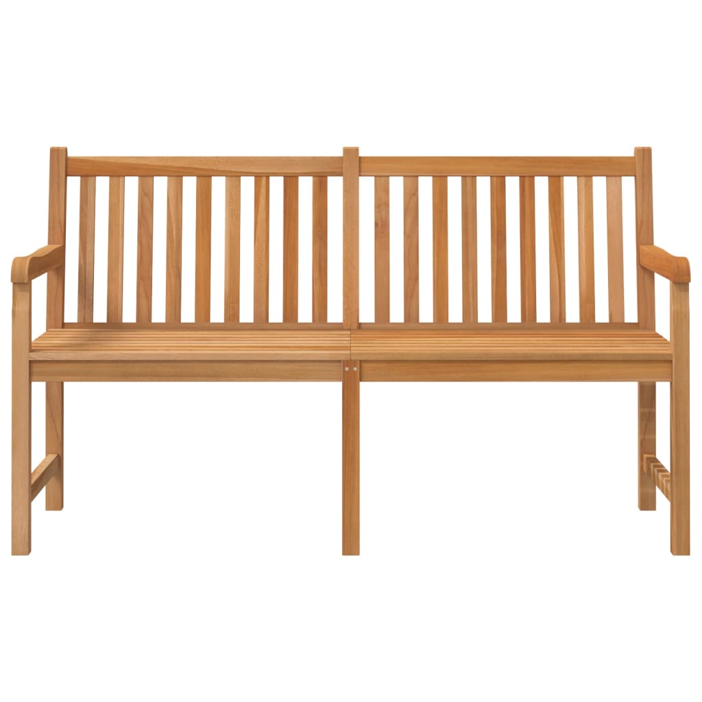 NNEVL Garden Bench 150 cm Solid Teak Wood-2