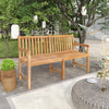 NNEVL Garden Bench 150 cm Solid Teak Wood-0
