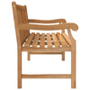 Solid Teak Wood Garden Bench, 150 cm