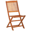11-Piece Garden Dining Set, Solid Acacia Wood, Folding Chairs