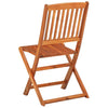 11-Piece Garden Dining Set, Solid Acacia Wood, Folding Chairs