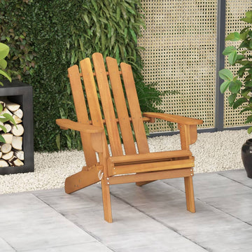 Folding Adirondack Chair, Solid Acacia Wood