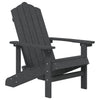 Garden Adirondack Chair, HDPE, Anthracite