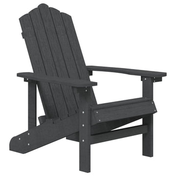 Garden Adirondack Chair, HDPE, Anthracite