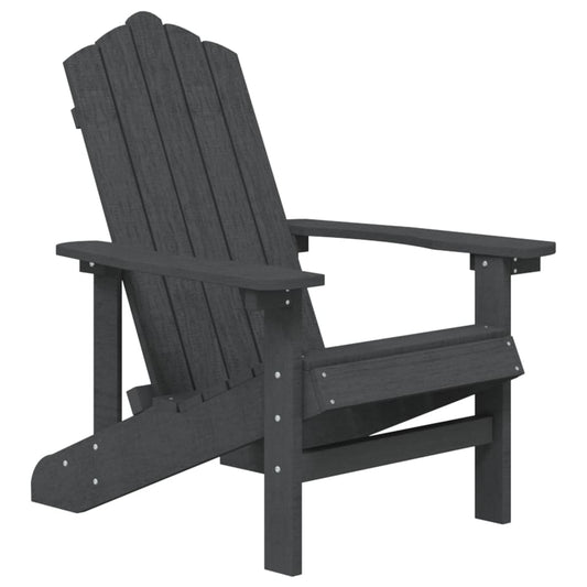 Garden Adirondack Chair, HDPE, Anthracite