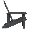 Garden Adirondack Chair, HDPE, Anthracite