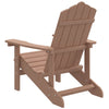 Garden Adirondack Chair, HDPE, Brown