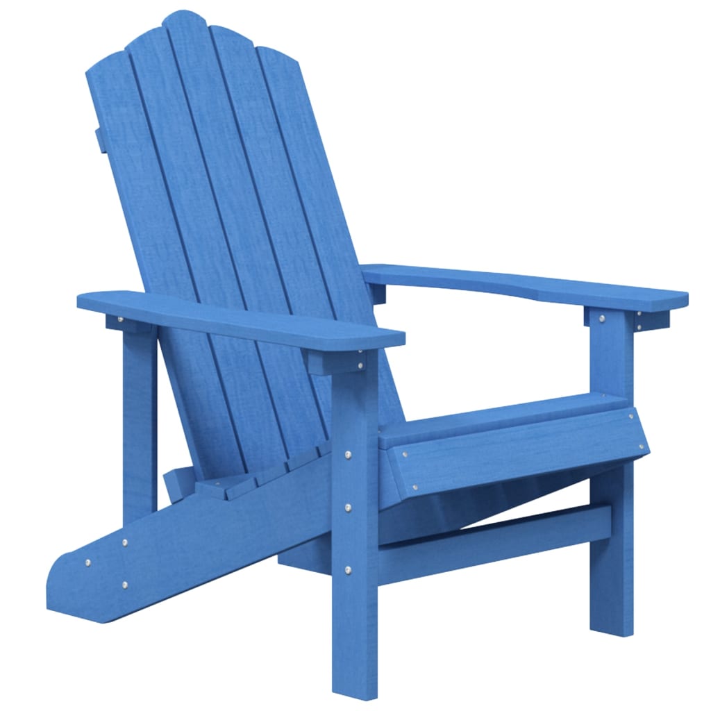 NNEVL Garden Adirondack Chair HDPE Aqua Blue-1