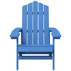 NNEVL Garden Adirondack Chair HDPE Aqua Blue-2