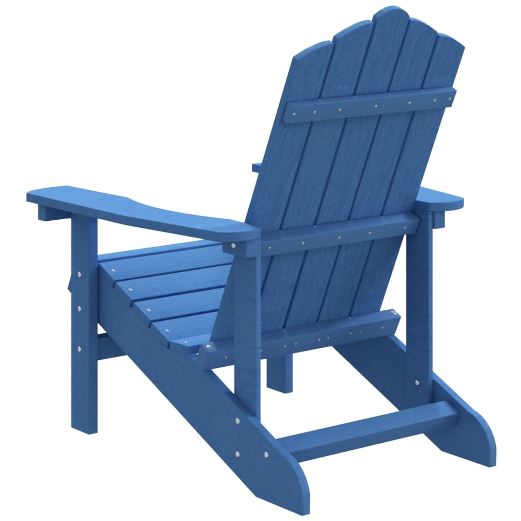 NNEVL Garden Adirondack Chair HDPE Aqua Blue-4