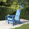 NNEVL Garden Adirondack Chair HDPE Aqua Blue-0