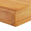 Solid Teak Wood Bench, 110 cm