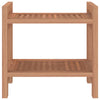 NNEVL Shower Bench 45x30x45 cm Solid Wood Teak