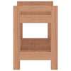 NNEVL Shower Bench 45x30x45 cm Solid Wood Teak