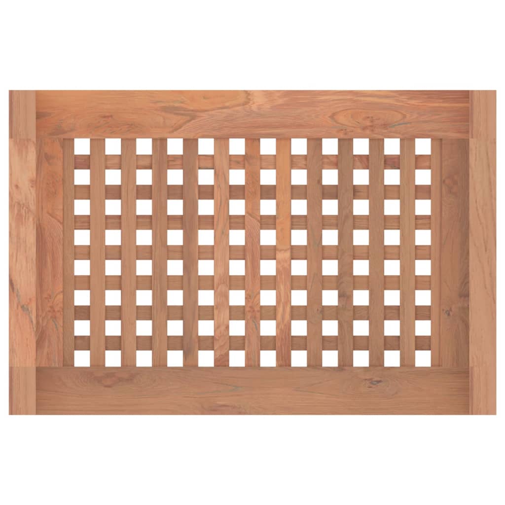 NNEVL Shower Bench 45x30x45 cm Solid Wood Teak-4