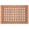 NNEVL Shower Bench 45x30x45 cm Solid Wood Teak