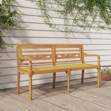Batavia Bench 150 cm Solid Teak Wood