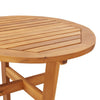 NNEVL 3 Piece Bar Set Solid Wood Acacia