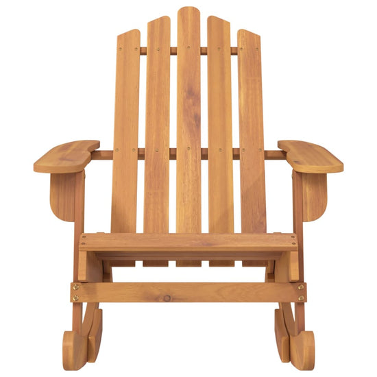 NNEVL Adirondack Rocking Chair Solid Wood Acacia-2
