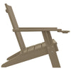 NNEVL Garden Adirondack Chair Light Brown 75x88.5x89.5cm Polypropylene