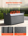 Rattan Storage Bench — 40 Gallon