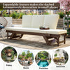 Adjustable Wood Daybed Sofa — Beige