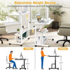 Adjustable Height Desk with USB and AC Outlets