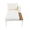 Modern Metal Daybed with Wood Accents
