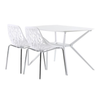 Bird's Nest Lounge Chair, White — Set of 4