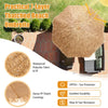 8 Foot Portable Thatched Beach Umbrella