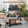 Stainless Steel Outdoor Bar Cart & Grill Prep Table