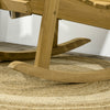 Slatted Rocking Chair — Light Brown